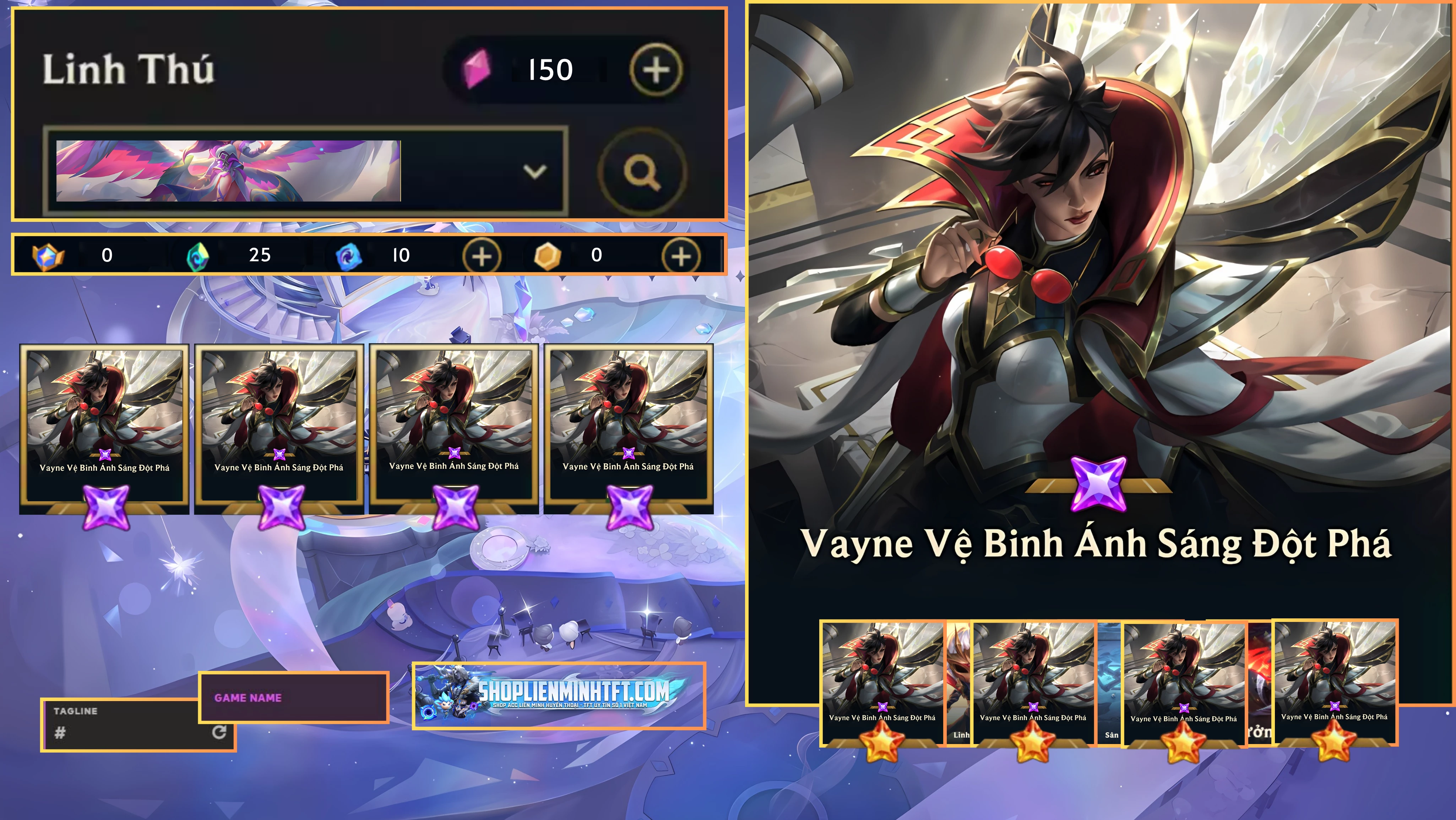 VAYNE VỆ BINH ÁNH SÁNG ĐỘT PHÁ CLONE